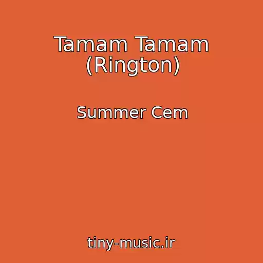 کاور آهنگ Tamam Tamam (Rington) از Summer Cem