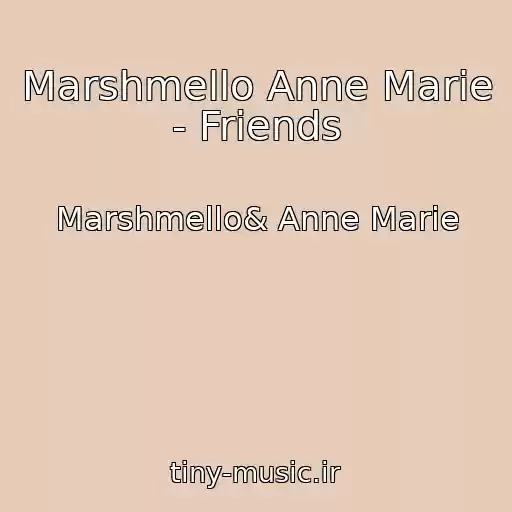 کاور آهنگ Marshmello Anne Marie - Friends از Marshmello& Anne Marie