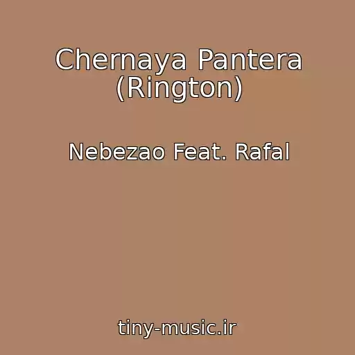 کاور آهنگ Chernaya Pantera (Rington) از Nebezao Feat. Rafal