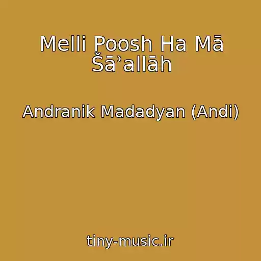 کاور آهنگ Melli Poosh Ha Mā Šāʾallāh از Andranik Madadyan (Andi)