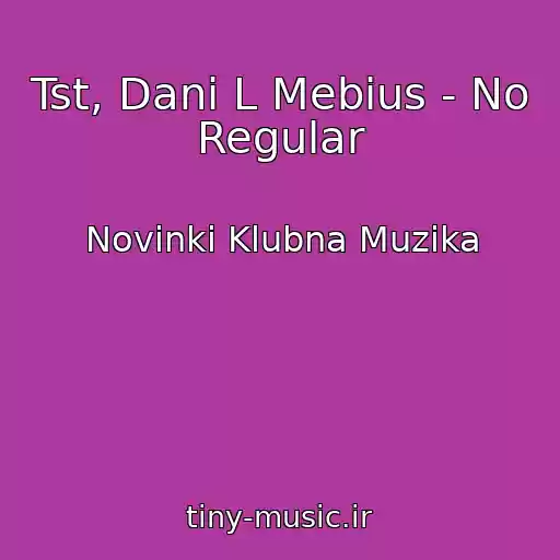 کاور آهنگ Tst, Dani L Mebius - No Regular از Novinki Klubna Muzika
