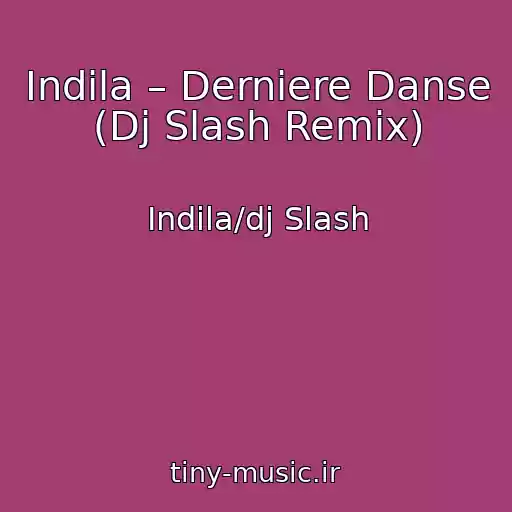 کاور آهنگ Indila – Derniere Danse (Dj Slash Remix) از Indila/dj Slash