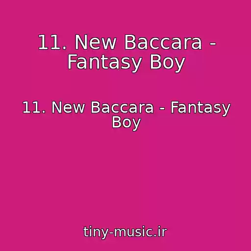 کاور آهنگ 11. New Baccara - Fantasy Boy از 11. New Baccara - Fantasy Boy