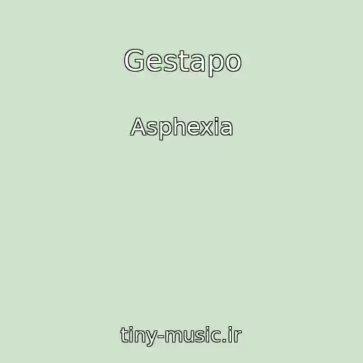 کاور آهنگ Gestapo از Asphexia