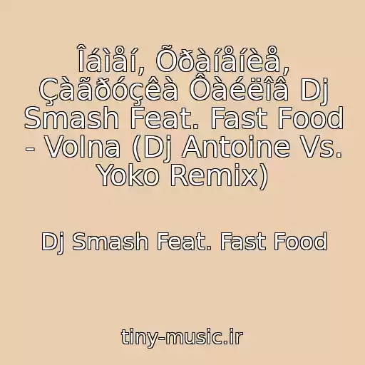 کاور آهنگ Îáìåí, Õðàíåíèå, Çàãðóçêà Ôàéëîâ Dj Smash Feat. Fast Food - Volna (Dj Antoine Vs. Yoko Remix) از Dj Smash Feat. Fast Food