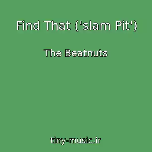 کاور آهنگ Find That ('slam Pit') از The Beatnuts