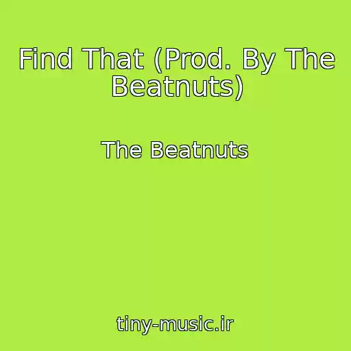 کاور آهنگ Find That (Prod. By The Beatnuts) از The Beatnuts