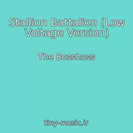 کاور آهنگ Stallion Battalion (Low Voltage Version) از The Bosshoss