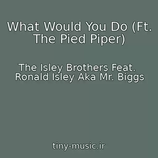 کاور آهنگ What Would You Do (Ft. The Pied Piper) از The Isley Brothers Feat.  Ronald Isley Aka Mr. Biggs
