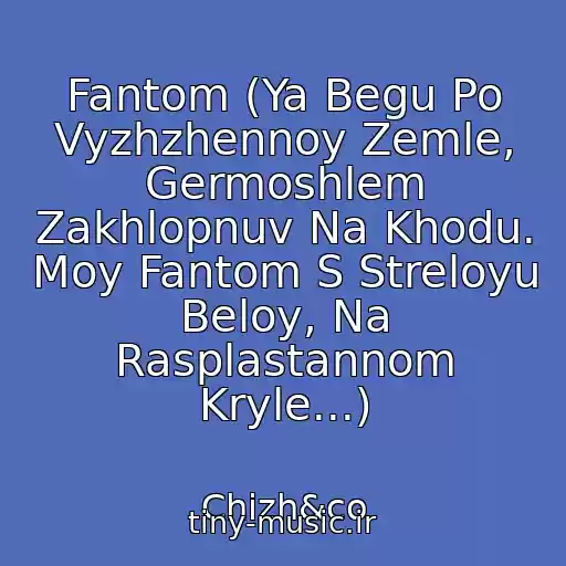 کاور آهنگ Fantom (Ya Begu Po Vyzhzhennoy Zemle, Germoshlem Zakhlopnuv Na Khodu. Moy Fantom S Streloyu Beloy, Na Rasplastannom Kryle...) از Chizh&co
