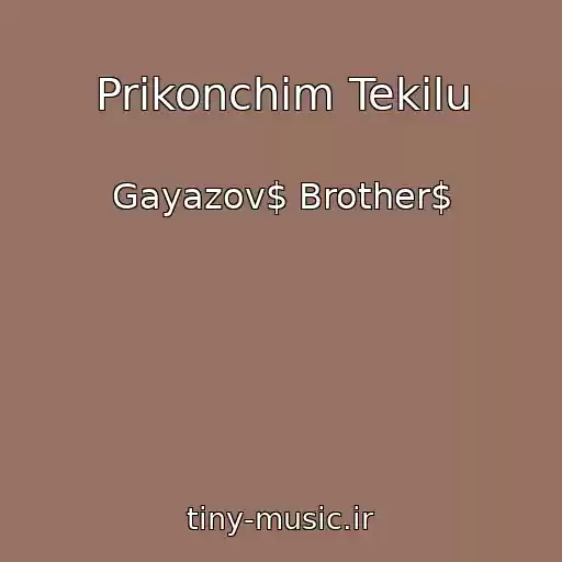 کاور آهنگ Prikonchim Tekilu از Gayazov$ Brother$