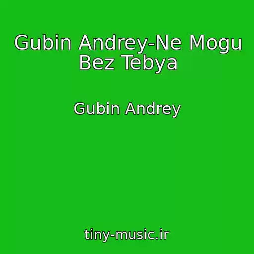 کاور آهنگ Gubin Andrey-Ne Mogu Bez Tebya از Gubin Andrey