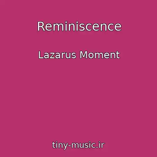 کاور آهنگ Reminiscence از Lazarus Moment