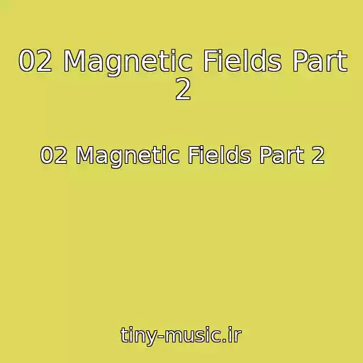 کاور آهنگ 02 Magnetic Fields Part 2 از 02 Magnetic Fields Part 2