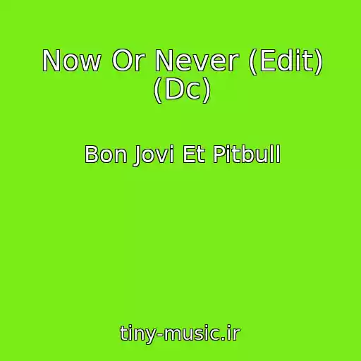 کاور آهنگ Now Or Never (Edit) (Dc) از Bon Jovi Et Pitbull