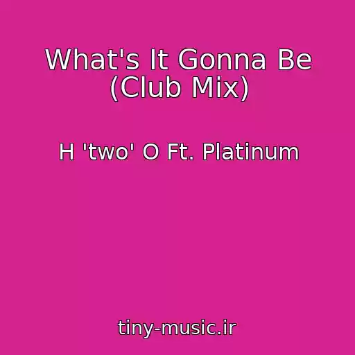 کاور آهنگ What's It Gonna Be (Club Mix) از H 'two' O Ft. Platinum