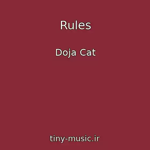 کاور آهنگ Rules از Doja Cat