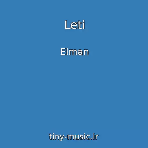 کاور آهنگ Leti از Elman