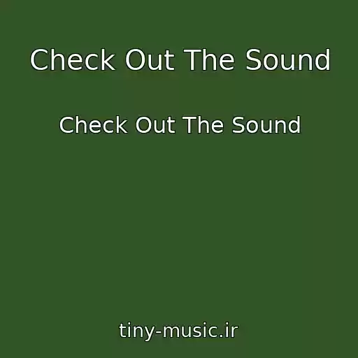 کاور آهنگ Check Out The Sound از Check Out The Sound