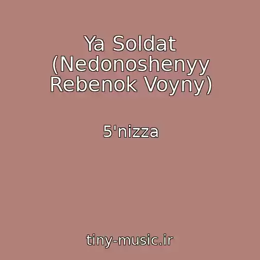 کاور آهنگ Ya Soldat (Nedonoshenyy Rebenok Voyny) از 5'nizza