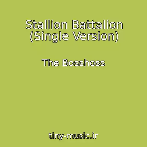 کاور آهنگ Stallion Battalion (Single Version) از The Bosshoss