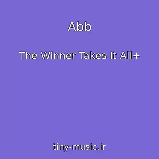 کاور آهنگ Abb از The Winner Takes It All+