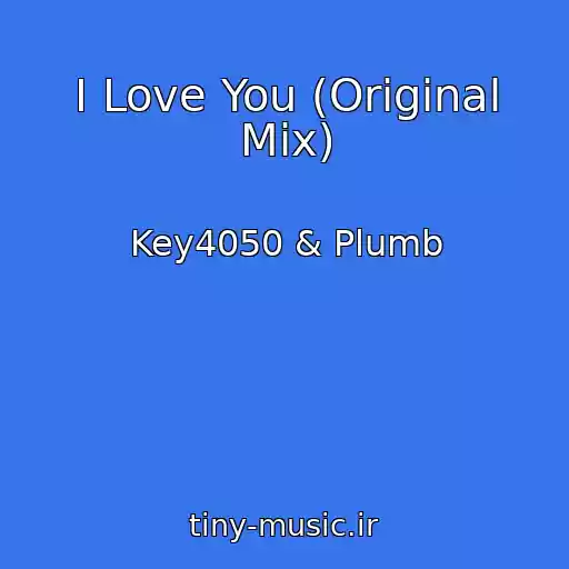 کاور آهنگ I Love You (Original Mix) از Key4050 & Plumb