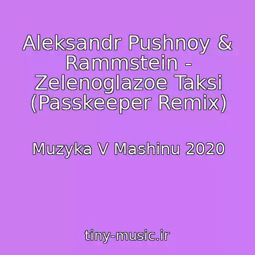 کاور آهنگ Aleksandr Pushnoy & Rammstein - Zelenoglazoe Taksi (Passkeeper Remix) از Muzyka V Mashinu 2020