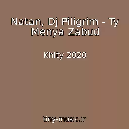کاور آهنگ Natan, Dj Piligrim - Ty Menya Zabud از Khity 2020