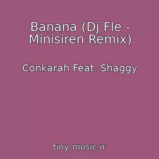 کاور آهنگ Banana (Dj Fle - Minisiren Remix) از Conkarah Feat. Shaggy