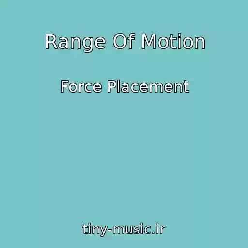 کاور آهنگ Range Of Motion از Force Placement