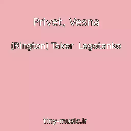 کاور آهنگ Privet, Vesna از (Rington) Taker  Legotanko