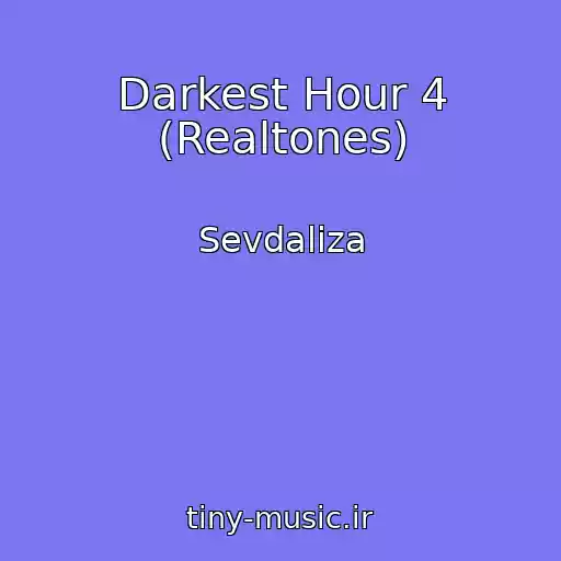کاور آهنگ Darkest Hour 4 (Realtones) از Sevdaliza