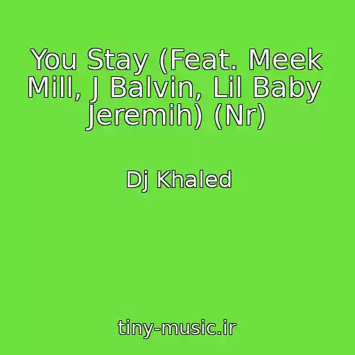 کاور آهنگ You Stay (Feat. Meek Mill, J Balvin, Lil Baby  Jeremih) (Nr) از Dj Khaled