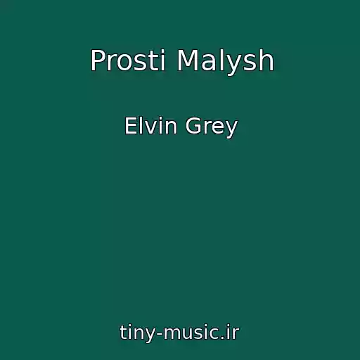 کاور آهنگ Prosti Malysh از Elvin Grey