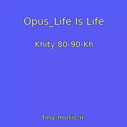 کاور آهنگ Opus_Life Is Life از Khity 80-90-Kh