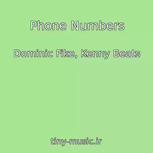 کاور آهنگ Phone Numbers از Dominic Fike, Kenny Beats