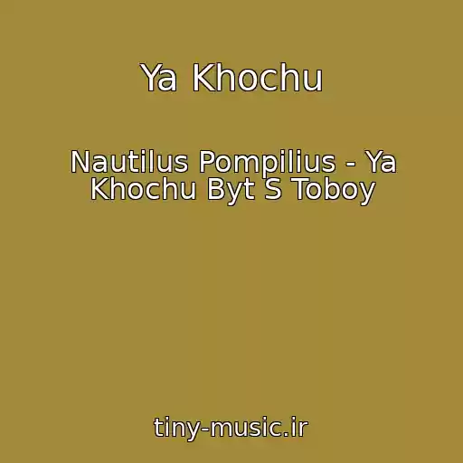 کاور آهنگ Ya Khochu از Nautilus Pompilius - Ya Khochu Byt S Toboy