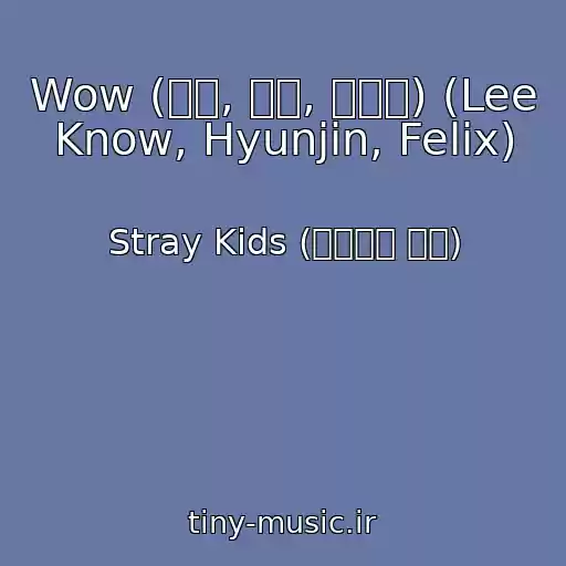 کاور آهنگ Wow (리노, 현진, 필릭스) (Lee Know, Hyunjin, Felix) از Stray Kids (스트레이 키즈)