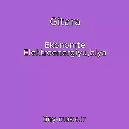 کاور آهنگ Gitara از Ekonomte Elektroenergiyu,blya