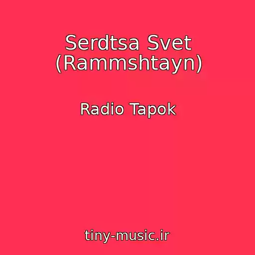 کاور آهنگ Serdtsa Svet (Rammshtayn) از Radio Tapok