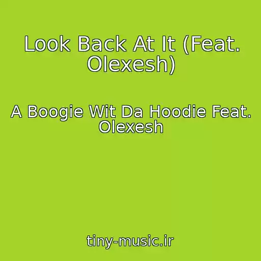 کاور آهنگ Look Back At It (Feat. Olexesh) از A Boogie Wit Da Hoodie Feat. Olexesh