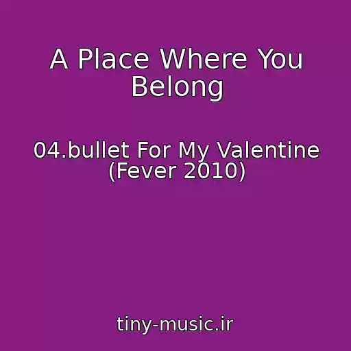 کاور آهنگ A Place Where You Belong از 04.bullet For My Valentine (Fever 2010)