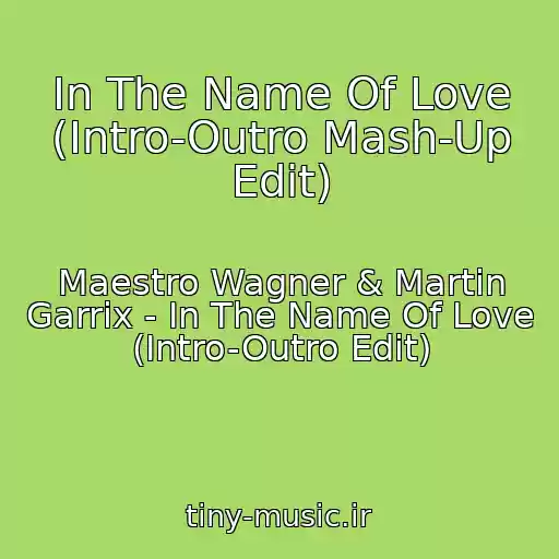 کاور آهنگ In The Name Of Love (Intro-Outro Mash-Up Edit) از Maestro Wagner & Martin Garrix - In The Name Of Love (Intro-Outro Edit)