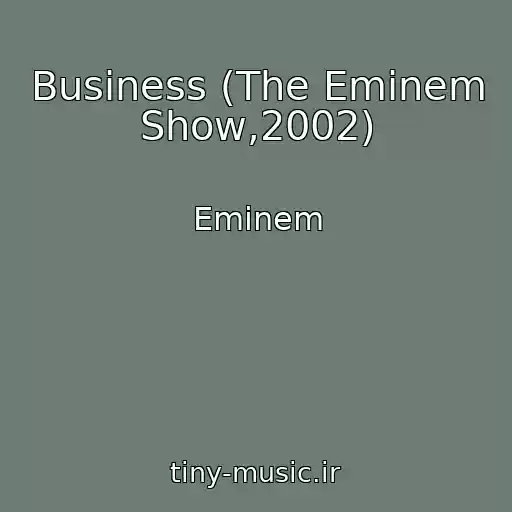 کاور آهنگ Business (The Eminem Show,2002) از Eminem
