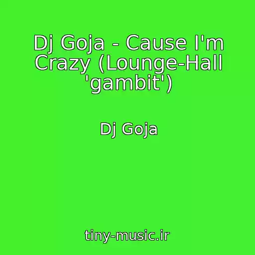 کاور آهنگ Dj Goja - Cause I'm Crazy (Lounge-Hall 'gambit') از Dj Goja
