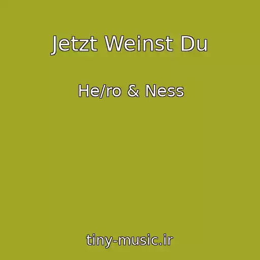کاور آهنگ Jetzt Weinst Du از He/ro & Ness