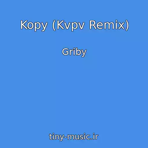 کاور آهنگ Kopy (Kvpv Remix) از Griby