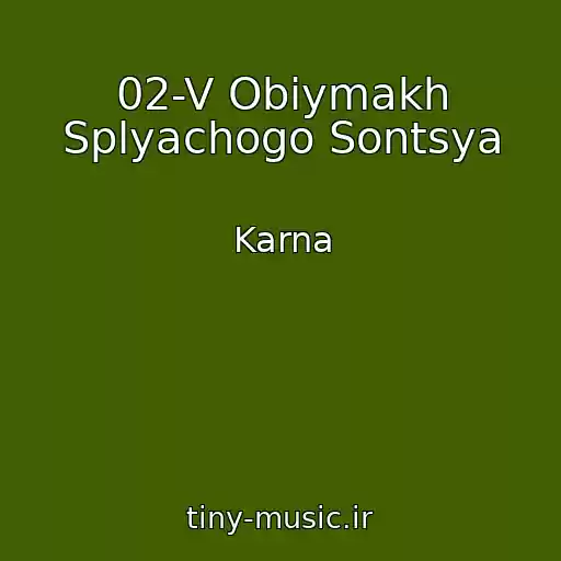 کاور آهنگ 02-V Obіymakh Splyachogo Sontsya از Karna