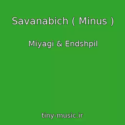 کاور آهنگ Savanabich ( Minus ) از Miyagi & Endshpil
